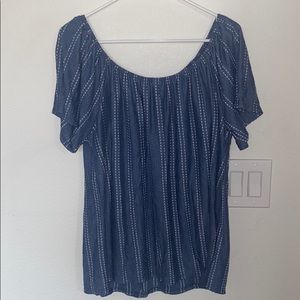 Off the Shoulder Flowy Blouse